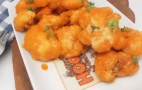 Delicious and Spicy Air Fryer Vegan Buffalo Cauliflower Recipe