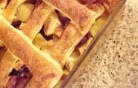 Delicious Apple-Lattice Fruit Bake Recipe