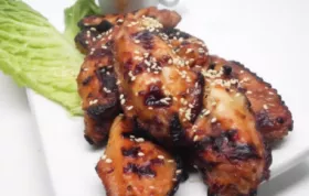 Delicious Asian Inspired Chicken Wings Recipe
