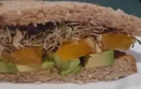 Delicious Avocado and Orange Sandwich Recipe