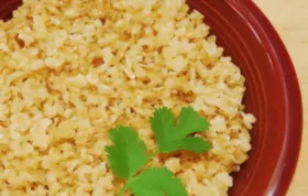 Delicious Baked Brown Rice Recipe