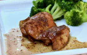 Delicious Baked Maple Chicken Thighs Recipe