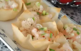 Delicious Baked Shrimp Wontons Recipe