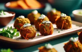 Delicious Baked Sweet Potato Falafel Recipe