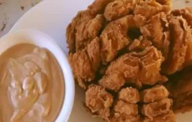 Delicious Blooming Onion and Tangy Dipping Sauce Recipe