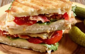 Delicious BLT Chicken Panini Recipe