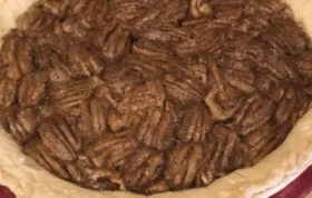 Delicious Bourbon Pecan Pie Recipe