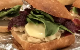 Delicious Brie, Cranberry, and Turkey Paninis Recipe