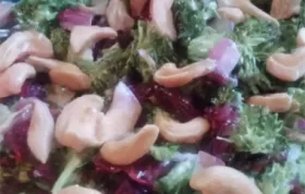 Delicious Broccoli Cranberry Salad
