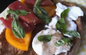 Delicious Caprese on Toast Recipe