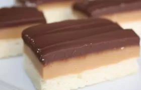 Delicious Caramel Shortbread Squares Recipe