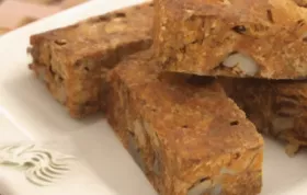 Delicious Carrot and Raisin Bars Recipe