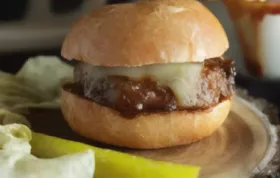Delicious Cherry Bourbon Burgers Recipe