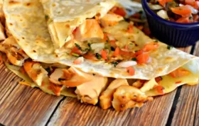 Delicious Cherry-Wood-Smoked Chicken Breast Quesadillas with Fresh Pico de Gallo