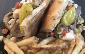 Delicious Chicago-Style Italian Beef Sandwich Recipe