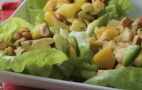 Delicious Chicken Avocado and Mango Salad