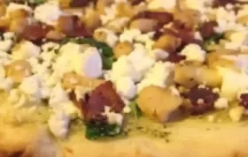 Delicious Chicken Bacon Pesto Pizza Recipe