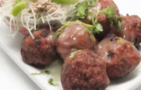 Delicious Chinese Pork Meatballs