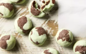 Delicious Chocolate Mint Marble Cookies Recipe