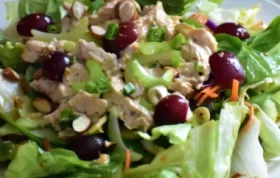 Delicious Chopped Turkey Salad with Sweet Grapes