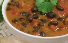 Delicious Coconut Black Bean Soup Recipe