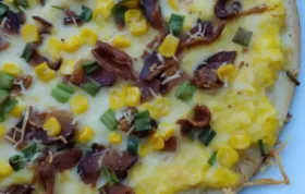 Delicious Corn and Bacon Pizza Recipe