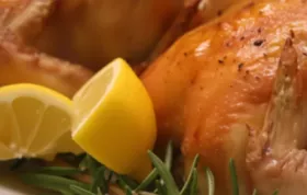 Delicious Cornish Game Hens with Garlic and Rosemary