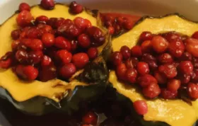 Delicious Cranberry Sauce to Serve with Roasted Acorn Squash