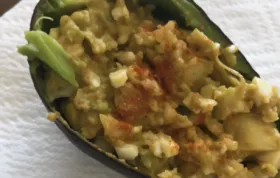 Delicious Deviled Avocados