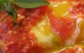 Delicious Eggs Cooked in Homemade Tomato Sauce