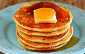 Delicious Einkorn Pancakes with Fresh Blueberries