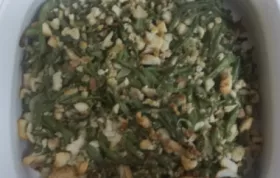 Delicious French Green Bean Stuffing with a Crunchy Bread Crust