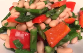 Delicious Fresh Asparagus and White Bean Salad