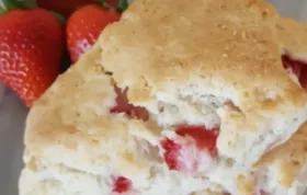 Delicious Fresh Strawberry Scones Recipe