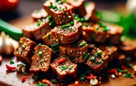 Delicious Garlic-Pepper Seitan Recipe