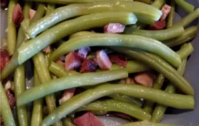 Delicious Green Beans with Crispy Bacon