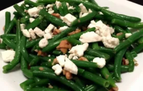 Delicious Green Beans with Feta and Walnuts Recipe