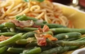 Delicious Green Beans with Shallot Dressing Recipe