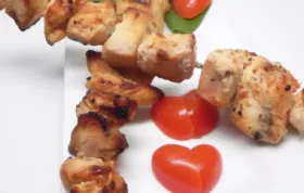 Delicious Grilled Chicken Kabobs with Mediterranean Flavors