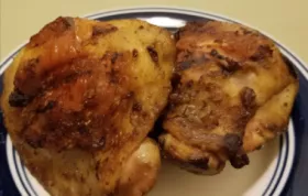 Delicious Grilled Chicken Thighs with Flavorful Marinade