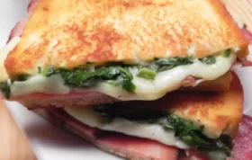 Delicious Grilled Havarti and Ham Sandwich