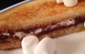 Delicious Grilled Marshmallow Nutella Sandwich Recipe