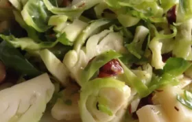 Delicious Hazelnut and Fresh Brussels Sprout Salad Recipe