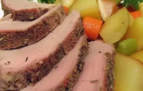 Delicious Herb-Roasted Pork Loin and Potatoes Recipe