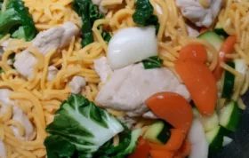 Delicious Homemade Chow Mein with Chicken and Veggies