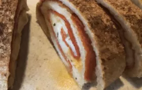Delicious homemade pepperoni bread