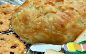 Delicious Honey Buttered Brie En Croute Recipe