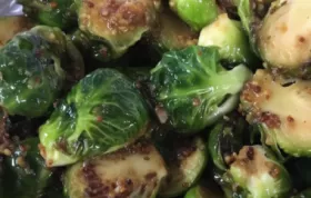 Delicious Honey Dijon Brussels Sprouts Recipe