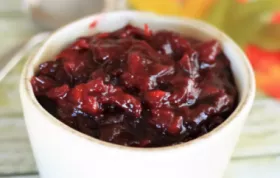 Delicious Instant Pot Cherry Orange Cranberry Sauce Recipe