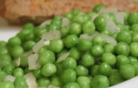 Delicious Italian Peas Recipe with Bacon and Parmesan